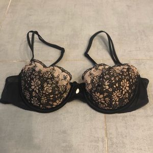 VS Luxe Lingerie Lace Push-up Bra 34B